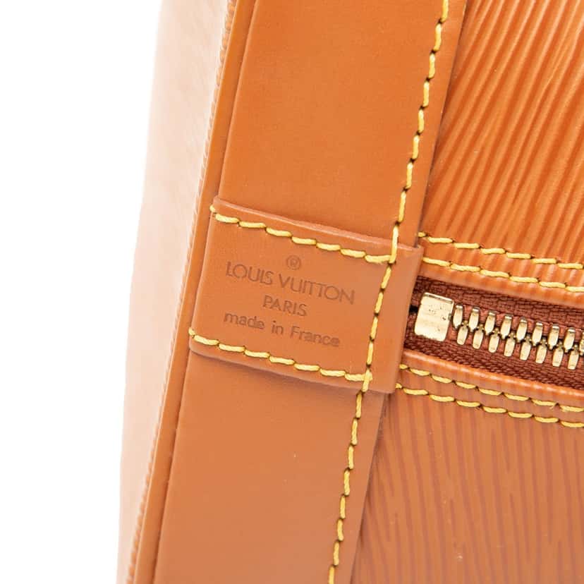 Louis Vuitton Epi Alma PM Brown Leather Very good condition - Box View