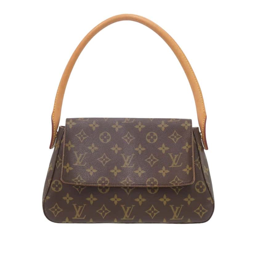 Louis Vuitton Monogram Mini Looping Brown Very good condition - Front View