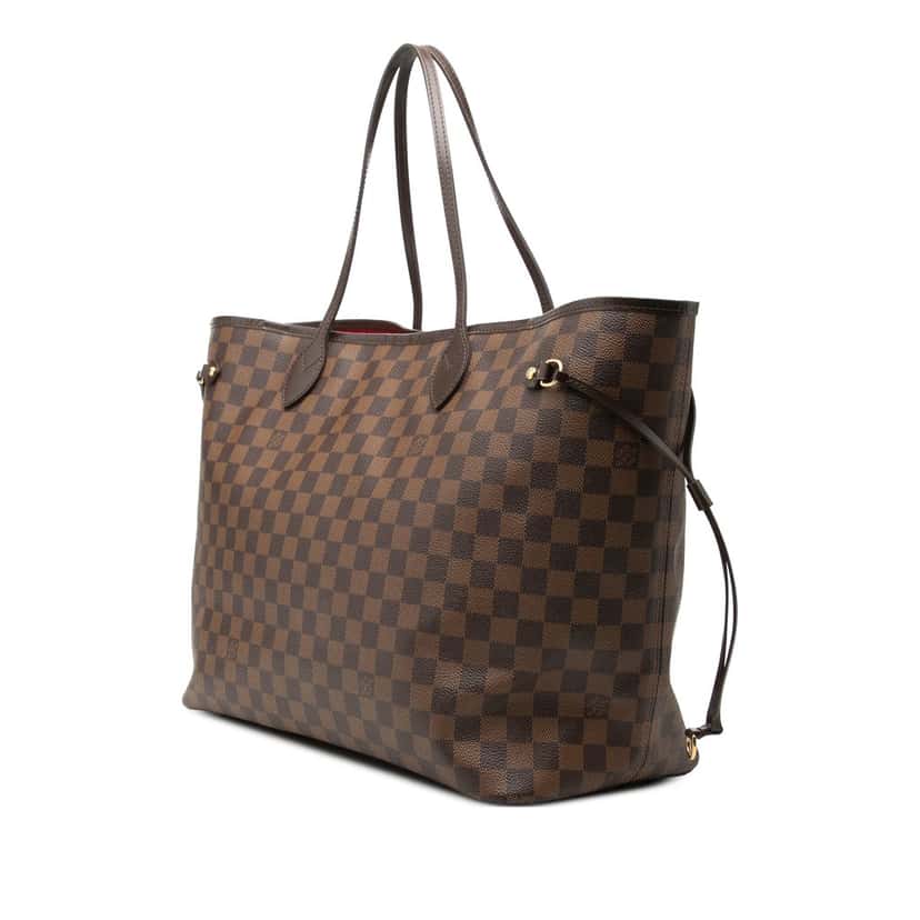 Louis Vuitton Damier Ebene Neverfull GM Brown Very good condition - Back View