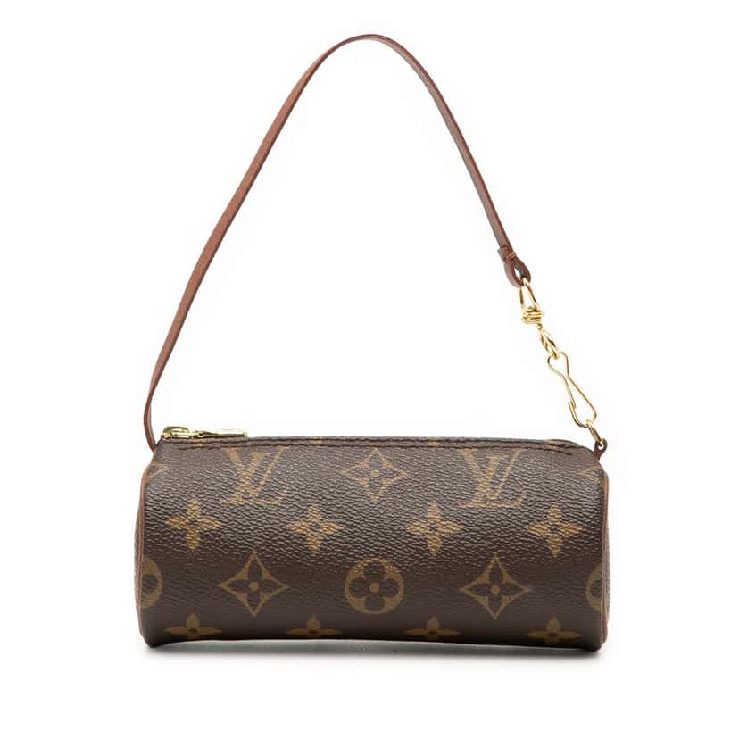 Louis Vuitton Monogram Papillon Pochette Brown Very good condition - Front View