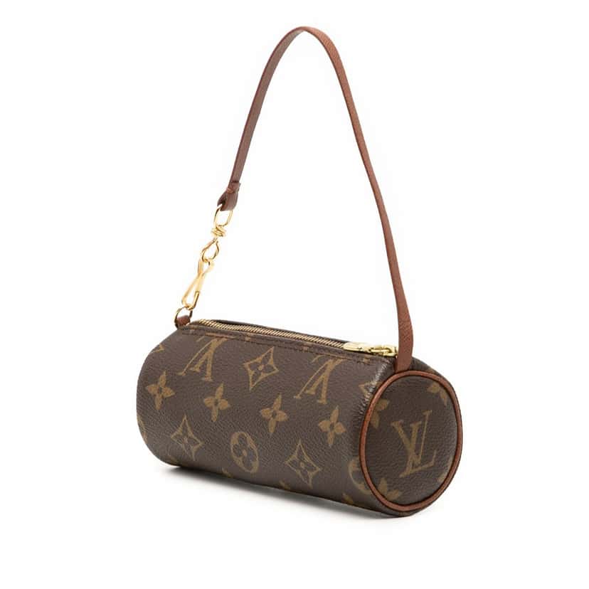 Louis Vuitton Monogram Papillon Pochette Brown Very good condition - Back View