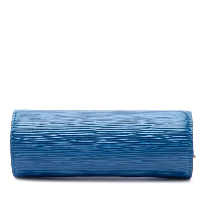 Louis Vuitton Epi Pochette Papillon Blue Leather Very good condition - Inside View