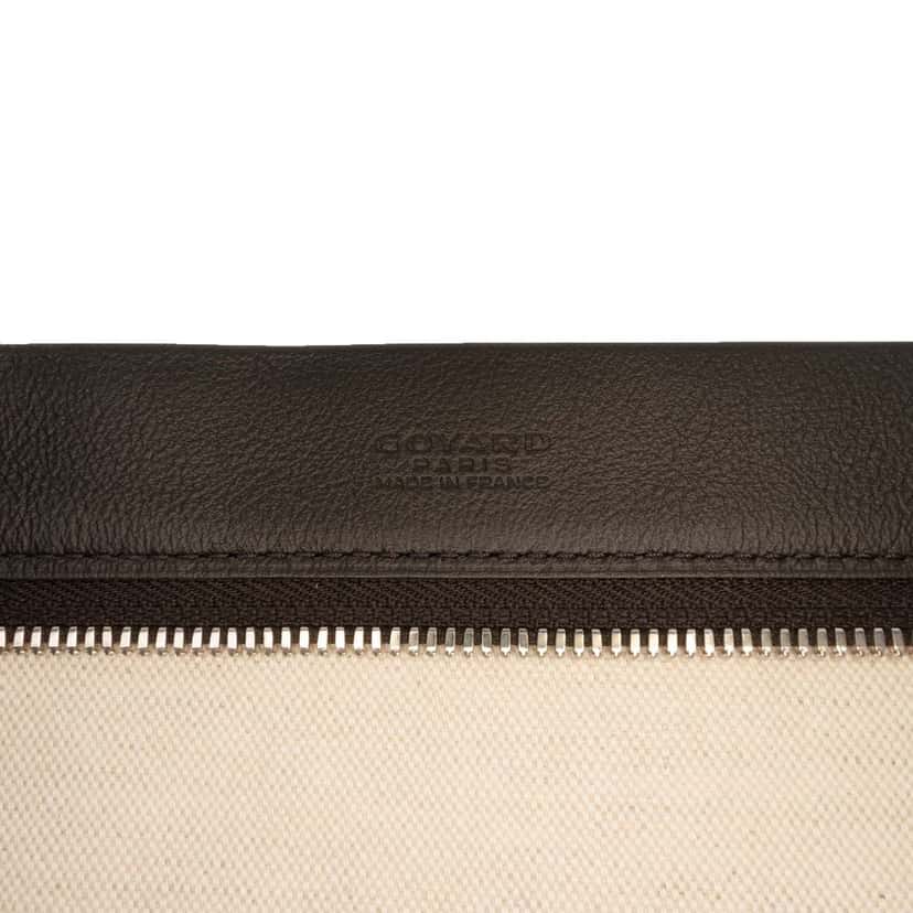 Goyard Goyardine Coated Canvas Conti Pouch Black Very good condition - Box View