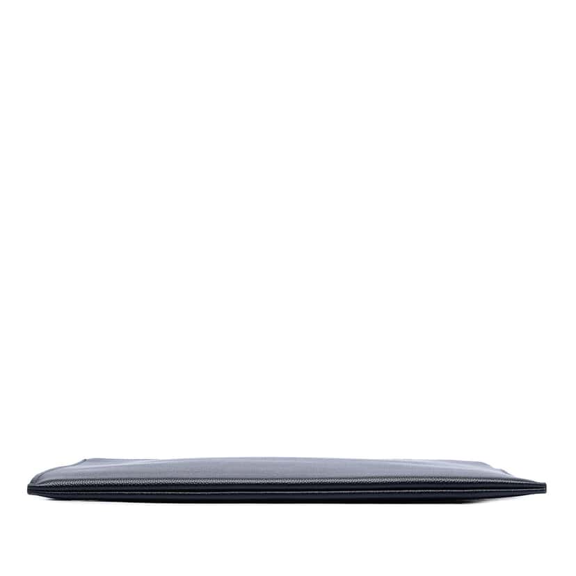 Saint Laurent Grain De Poudre Zipped Tablet Holder Black Leather Very good condition - Inside View