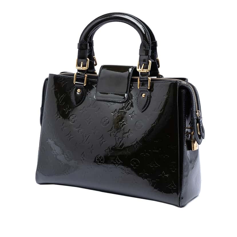 Louis Vuitton Monogram Vernis Melrose Avenue Black Leather Very good condition - Back View