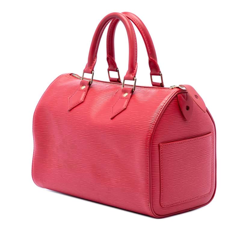 Louis Vuitton Epi Speedy 25 Red Leather Very good condition - Back View
