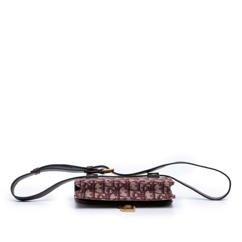 Dior Oblique Canvas Saddle Belt Bag Red Very good condition - Inside View