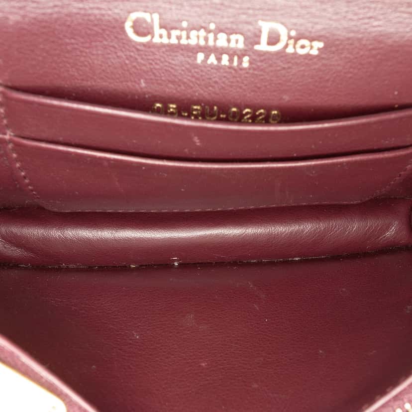 Dior Oblique Canvas Saddle Belt Bag Red Very good condition - Model View