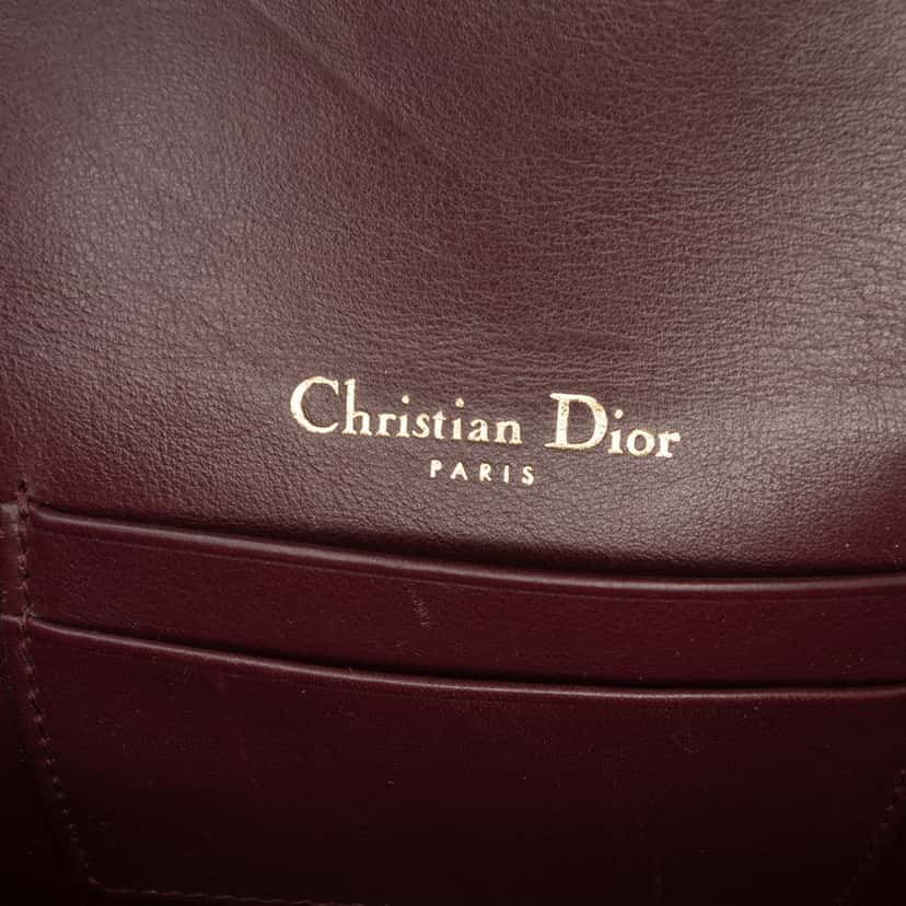 Dior Oblique Canvas Saddle Belt Bag Red Very good condition - Box View