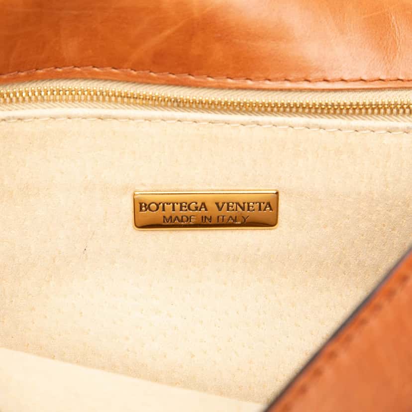 Bottega Veneta Nappa Intrecciato Briefcase Brown Leather Very good condition - Box View