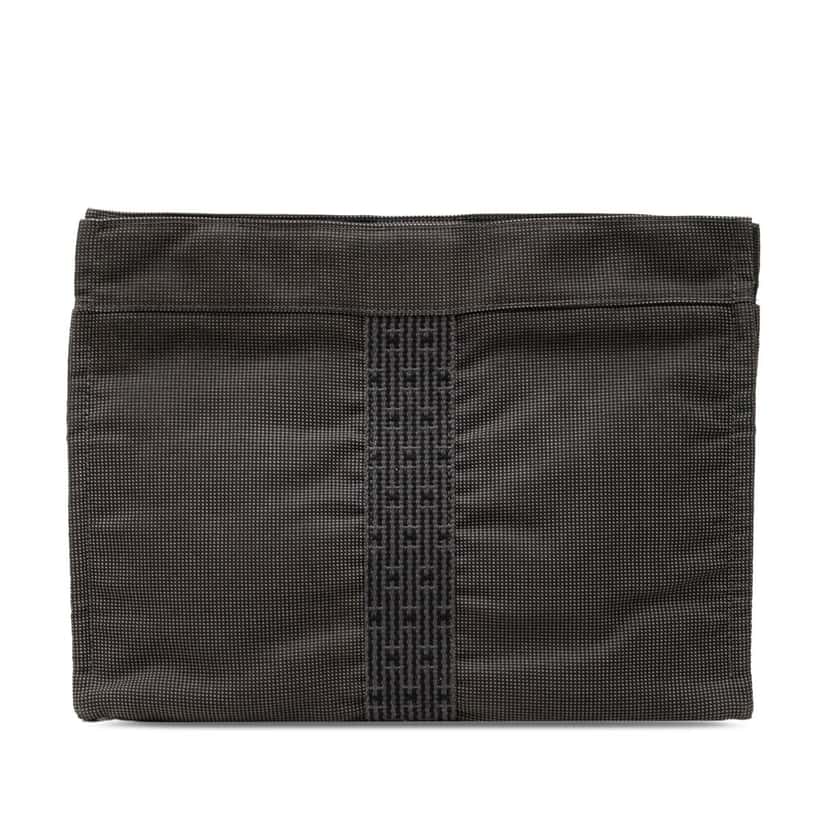 Hermès Canvas Herline Clutch Other Very good condition - Front View