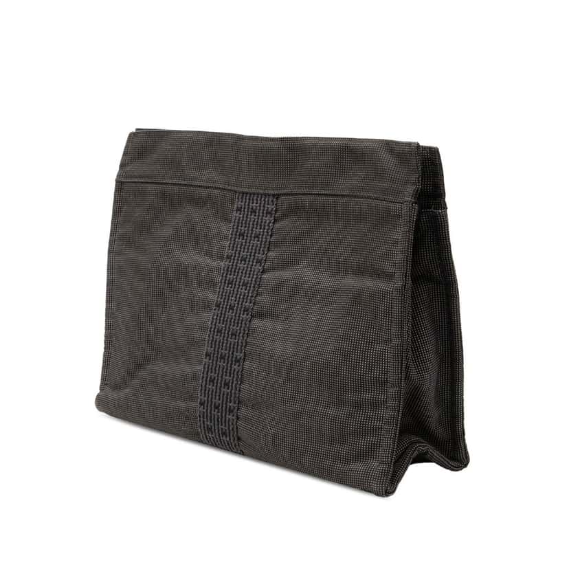 Hermès Canvas Herline Clutch Other Very good condition - Back View