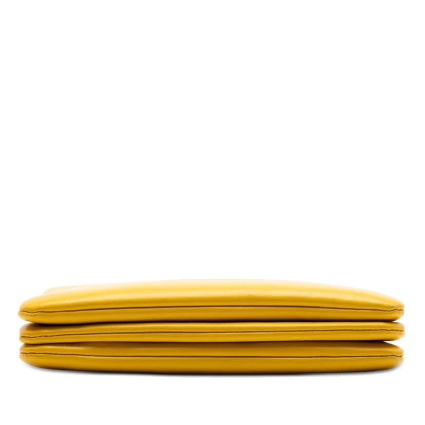 Celine Small Lambskin Trio Crossbody Yellow Leather Very good condition - Inside View