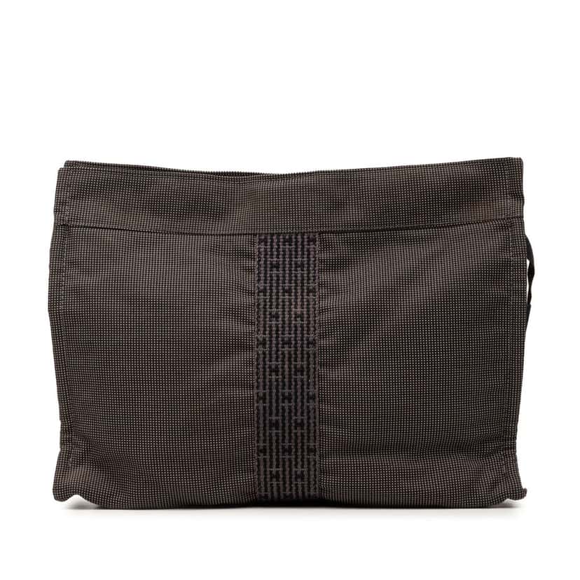 Hermès Canvas Herline Clutch Other Very good condition - Front View