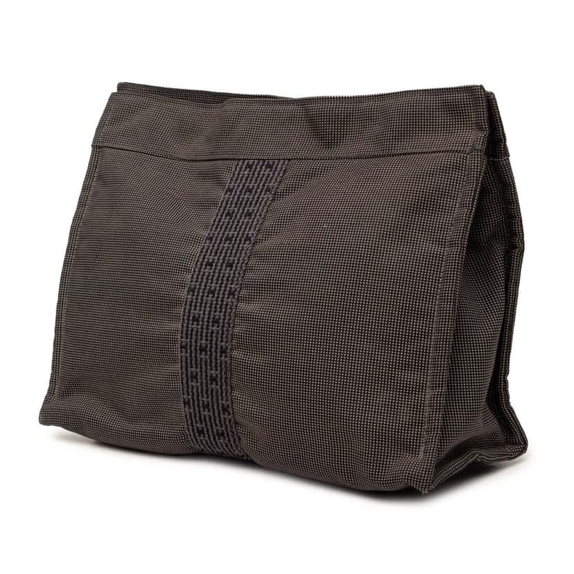 Hermès Canvas Herline Clutch Other Very good condition - Back View