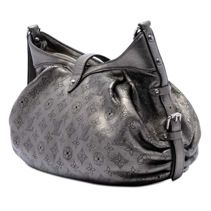 Louis Vuitton Monogram Mahina XS Silver Leather Very good condition - Back View