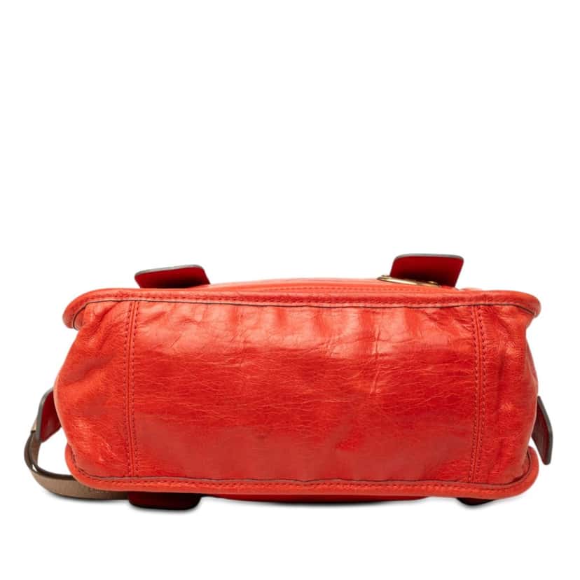 Chloé Small Leather Bay Satchel Orange Leather Very good condition - Inside View