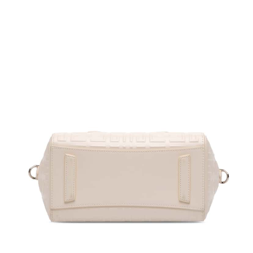 Givenchy Mini Calfskin 4G Antigona Lock Satchel White Leather Very good condition - Inside View