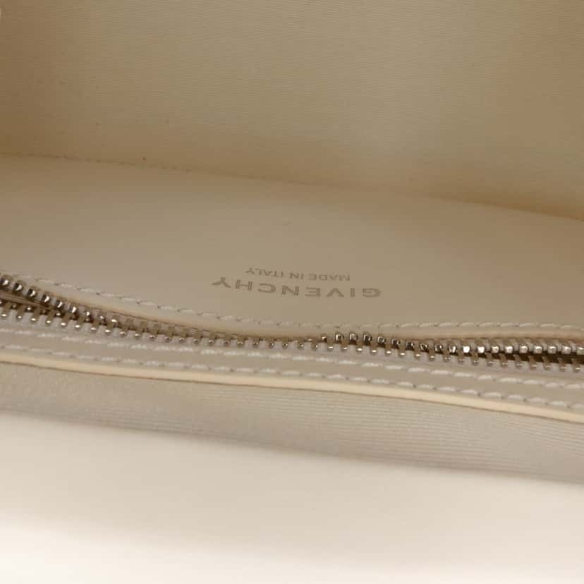 Givenchy Mini Calfskin 4G Antigona Lock Satchel White Leather Very good condition - Box View