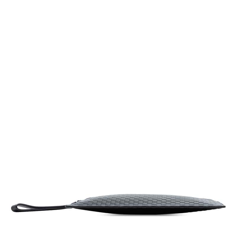 Gucci Microguccissima Clutch Black Leather Very good condition - Inside View