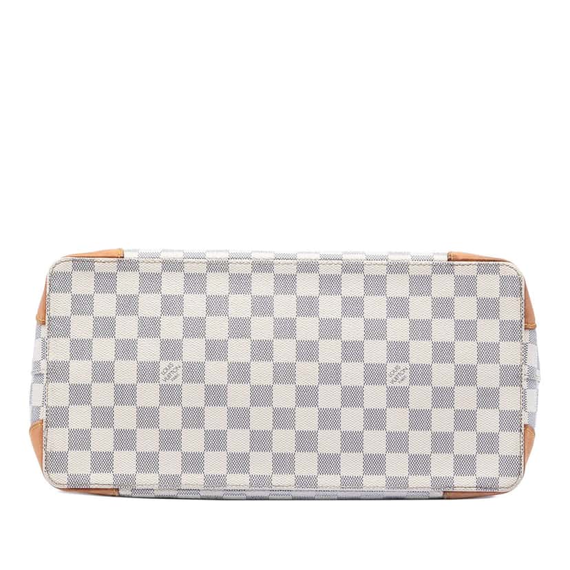Louis Vuitton Damier Azur Hampstead MM White Very good condition - Inside View
