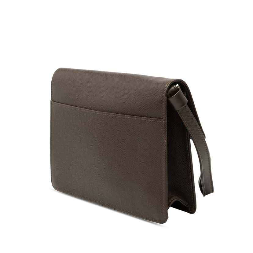 Louis Vuitton Taiga Selenga Brown Leather Very good condition - Back View