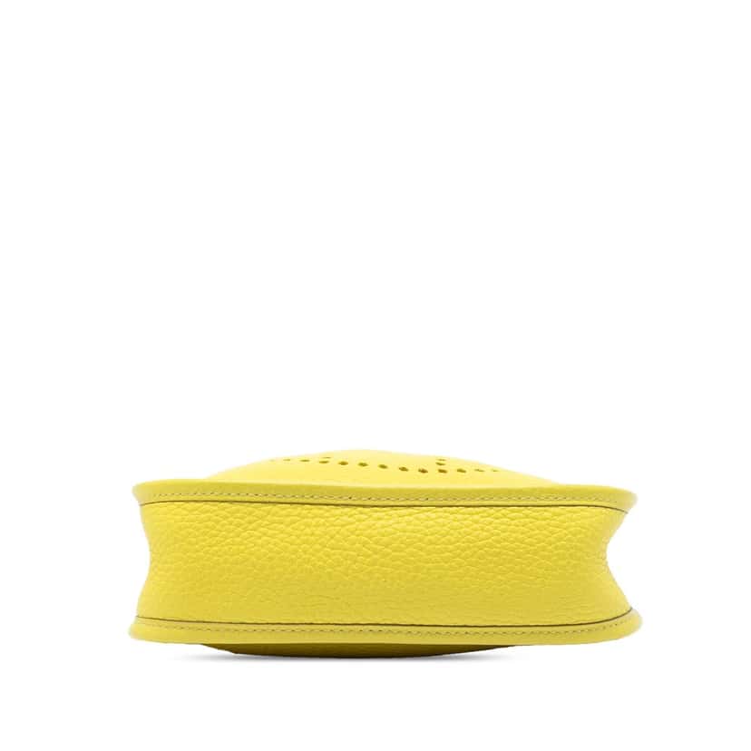 Hermès Clemence Evelyne I TPM Yellow Leather Very good condition - Inside View