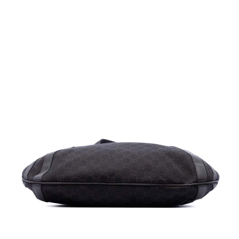 Gucci GG Denim Abbey D Ring Satchel Brown Very good condition - Inside View