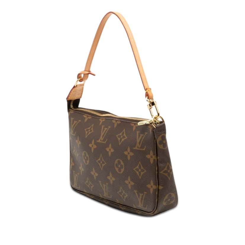 Louis Vuitton Monogram Pochette Accessoires Brown Very good condition - Back View