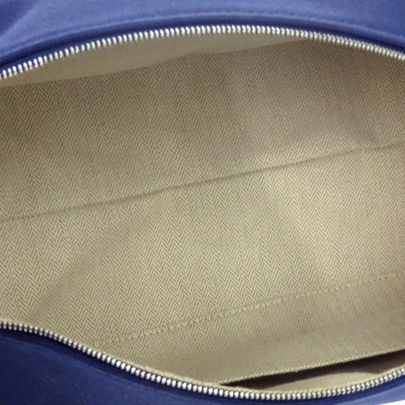 Hermès Large Toile Bride A Brac Case Blue Very good condition - Model View