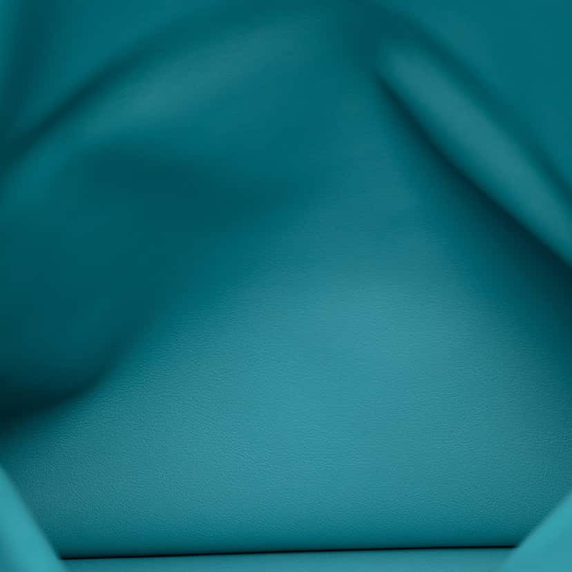 Hermès Evercolor Pliplat Clutch Blue Leather Very good condition - Model View