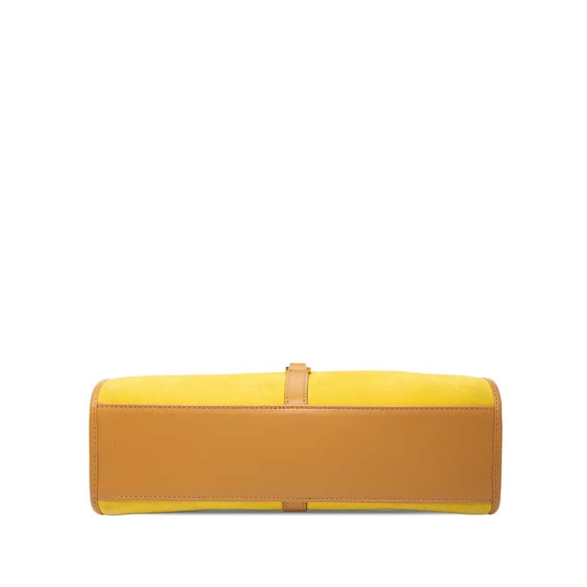 Gucci Suede Jackie Bardot Handbag Yellow Leather Very good condition - Inside View