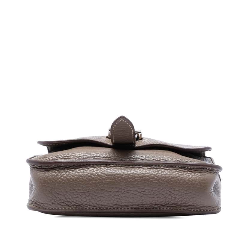 Hermès Clemence Steve Pochette Brown Leather Very good condition - Inside View