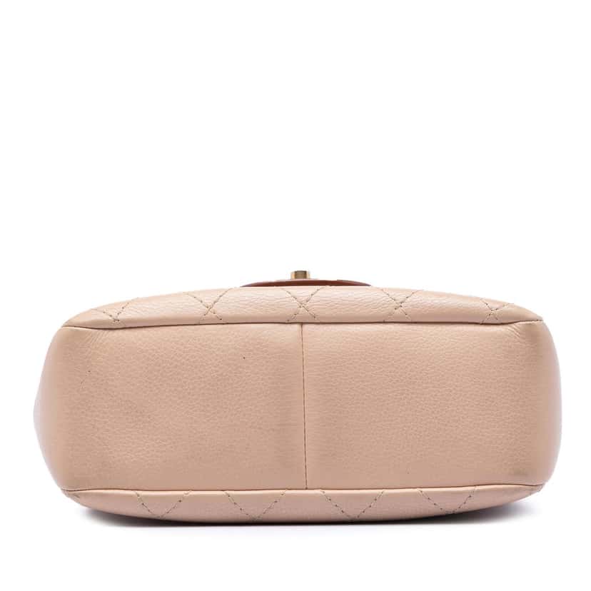 Chanel Paris-Greece Calfskin Archi Chic Flap Beige Leather Very good condition - Inside View