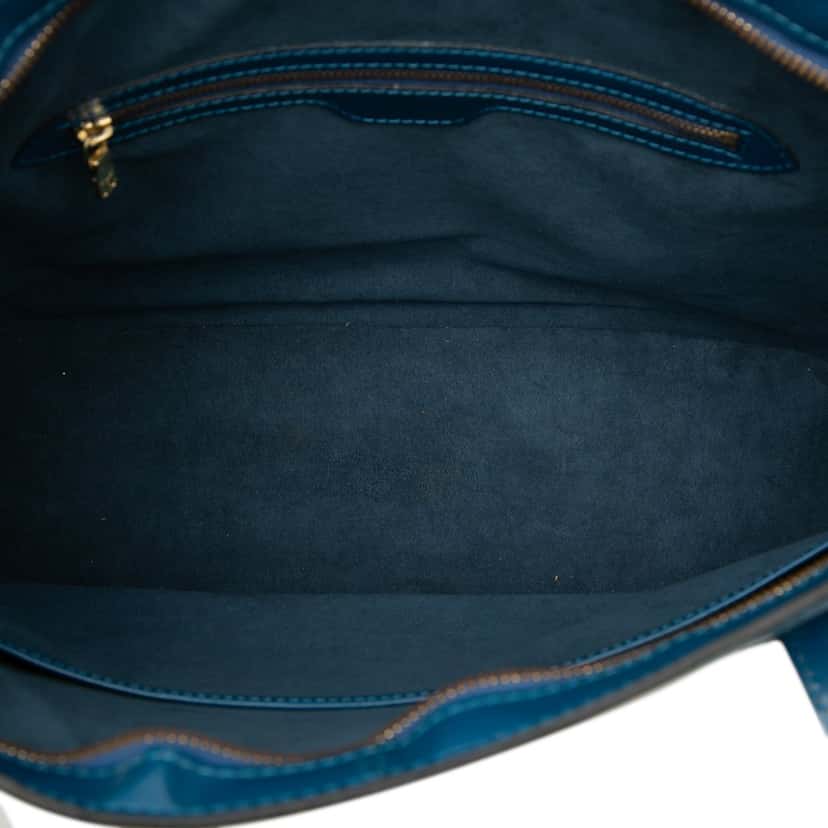 Louis Vuitton Epi Lussac Blue Leather Good condition - Model View