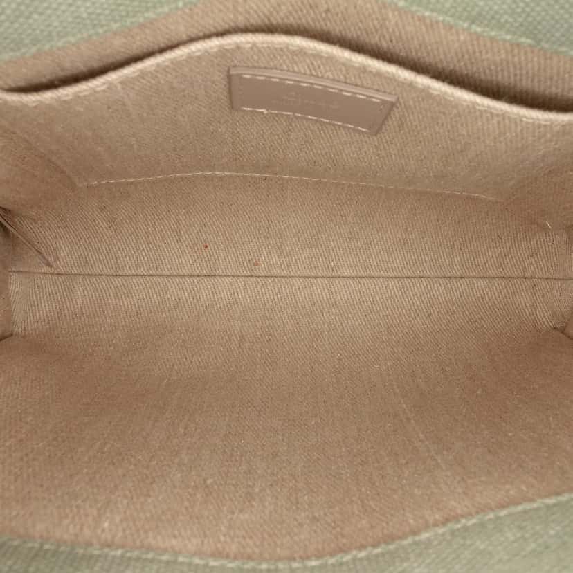 Chloé Small Canvas Woody Tote Green Very good condition - Model View