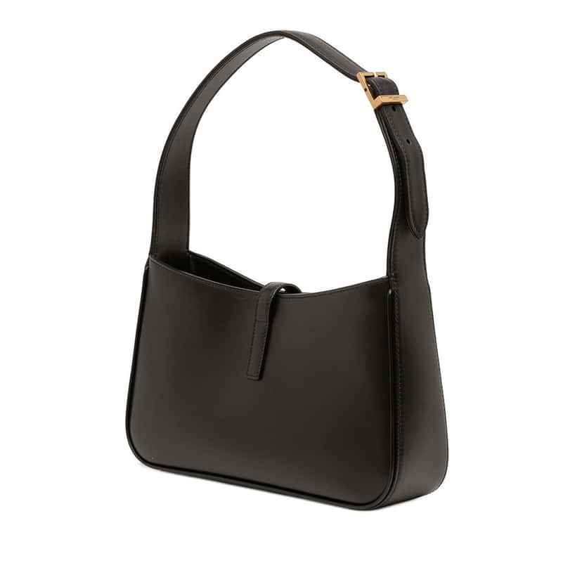 Saint Laurent Smooth Calfskin Le 5 a 7 Black Leather Very good condition - Back View