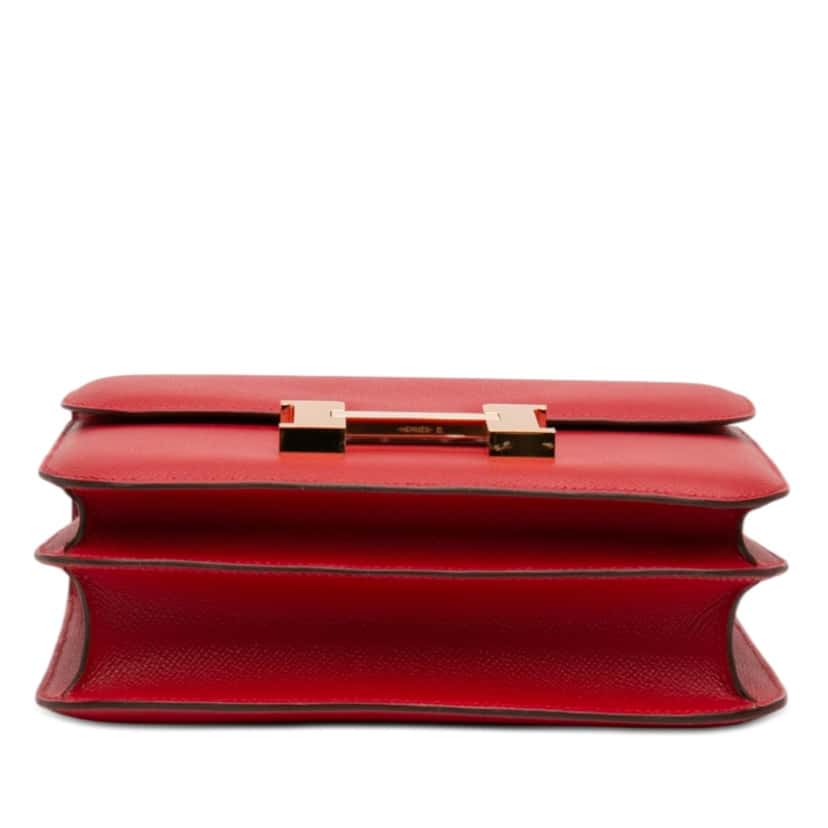 Hermès Epsom Constance 24 Red Leather Very good condition - Inside View