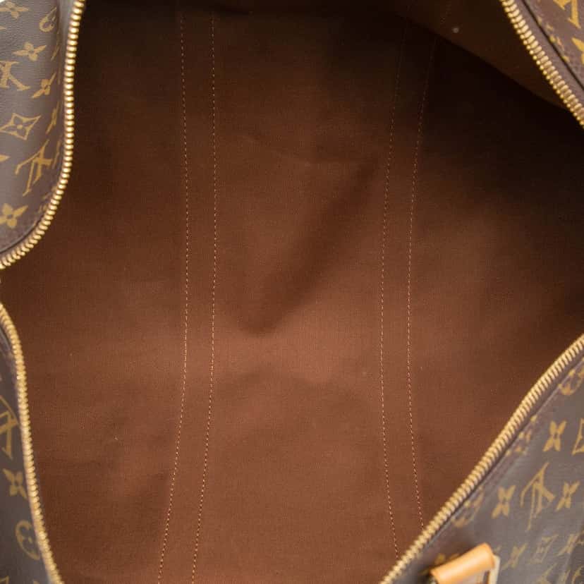 Louis Vuitton Monogram Keepall Bandouliere 50 Brown Very good condition - Model View