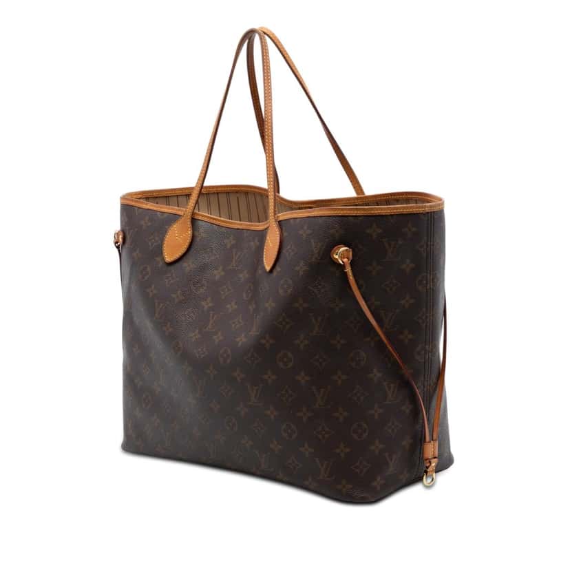 Louis Vuitton Monogram Neverfull GM Brown Very good condition - Back View