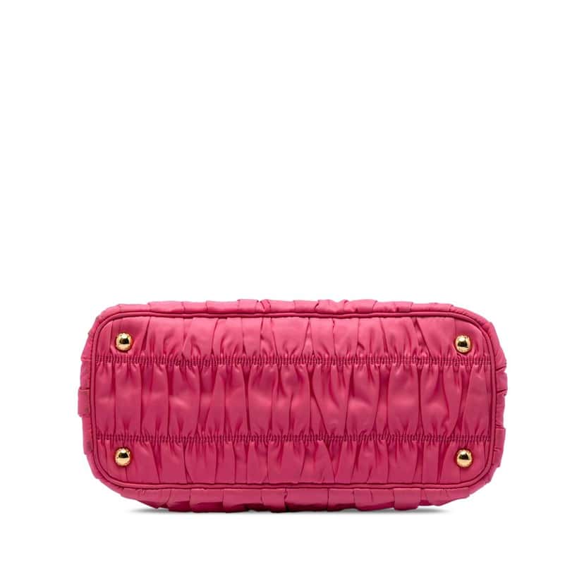 Prada Tessuto Gaufre Satchel Pink Very good condition - Inside View