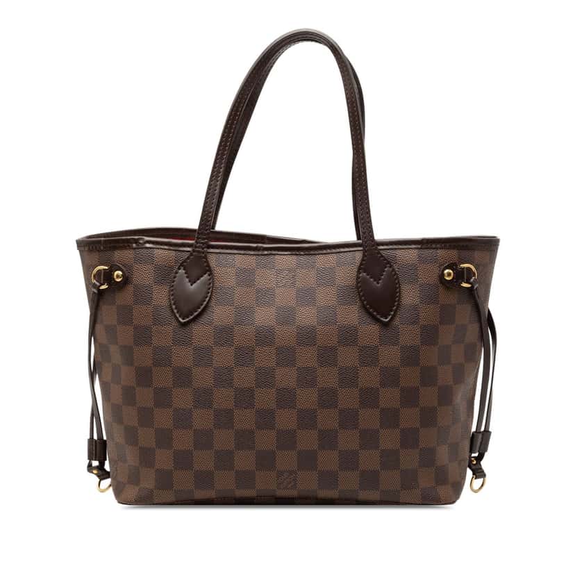 Louis Vuitton Damier Ebene Neverfull PM Brown Very good condition - Front View