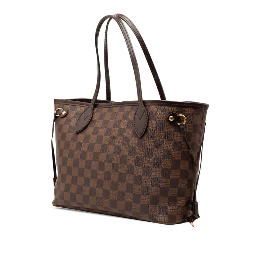 Louis Vuitton Damier Ebene Neverfull PM Brown Very good condition - Back View