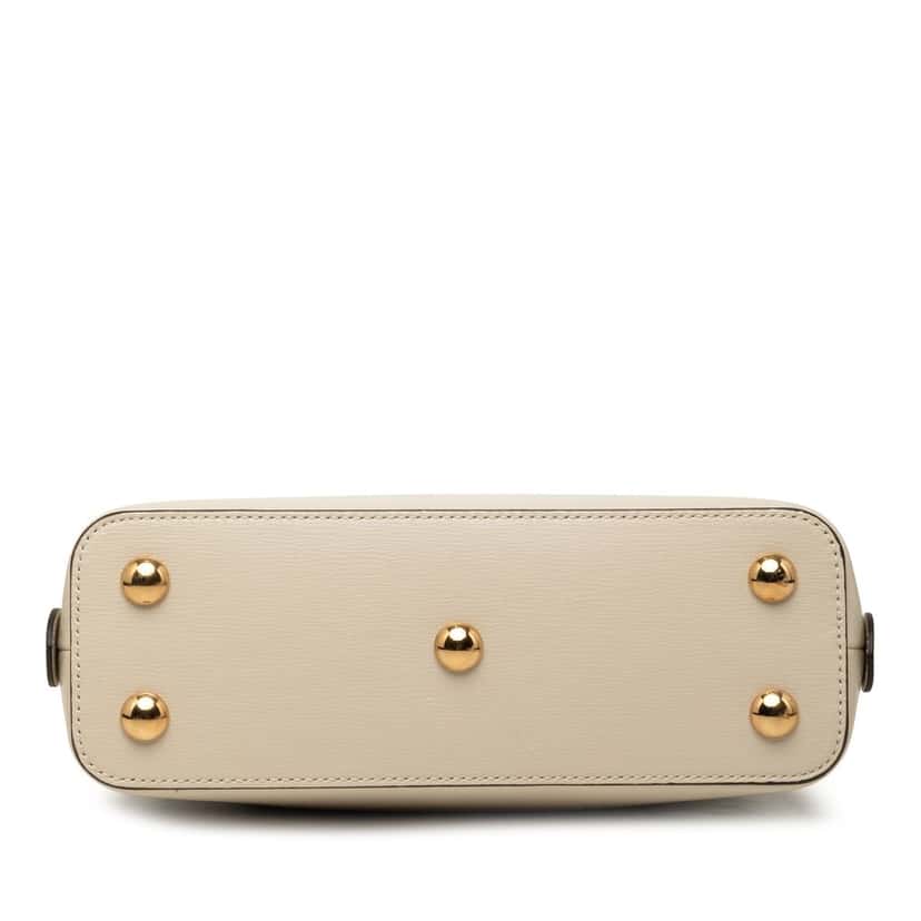 Gucci Small GG Supreme Horsebit 1955 Satchel Beige Very good condition - Inside View