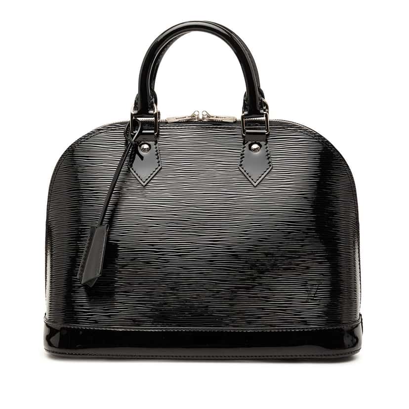 Louis Vuitton Electric Epi Alma PM Black Leather Very good condition - Front View