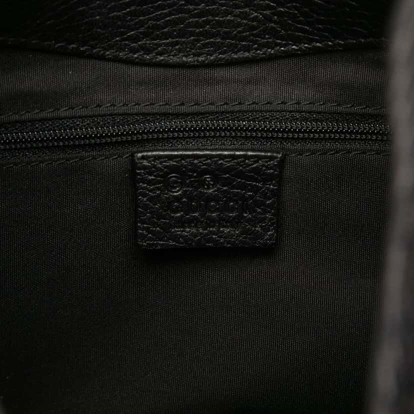 Gucci GG Denim Colbert Shoulder Bag Black Very good condition - Box View