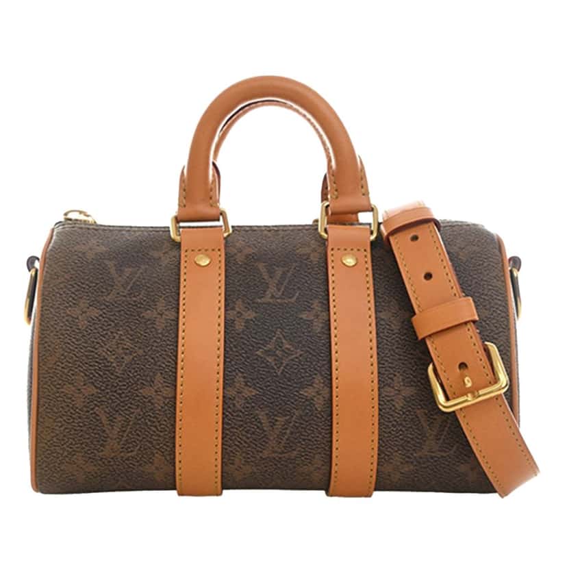 Louis Vuitton Monogram Dust Keepall Bandouliere 25 Brown Very good condition - Front View