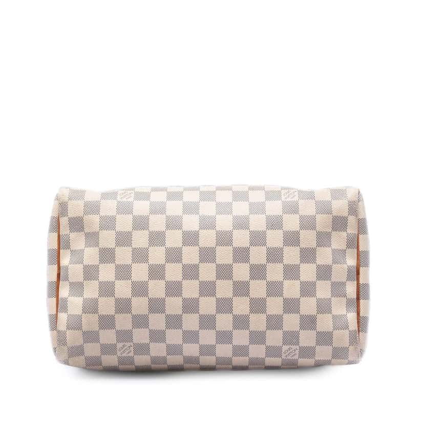 Louis Vuitton Damier Azur Speedy 30 White Very good condition - Inside View