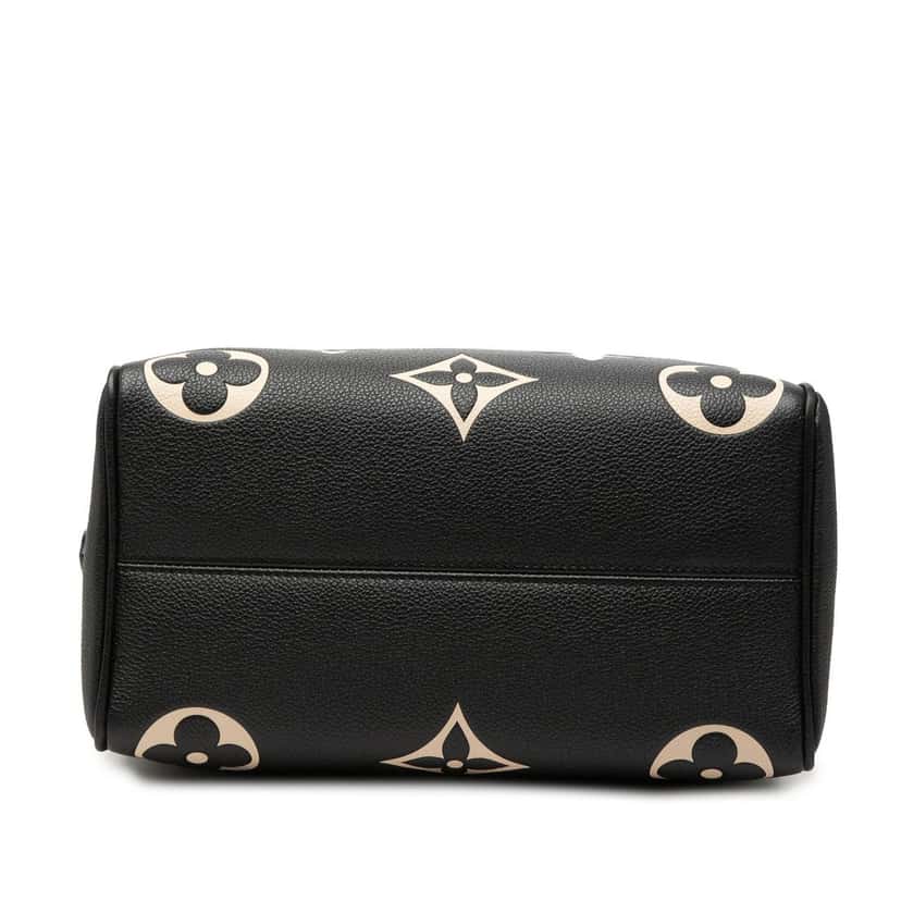 Louis Vuitton Bicolor Monogram Empreinte Giant Speedy Bandouliere 25 Black Leather Very good condition - Inside View