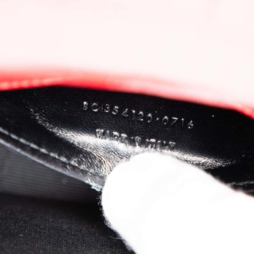 Saint Laurent Small Croc Embossed Leather Kate Tassel Crossbody Red Leather Very good condition - Box View